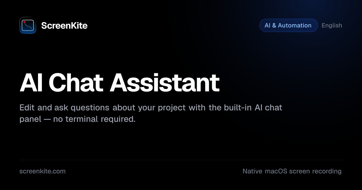ScreenKite — AI Chat Assistant - Guide